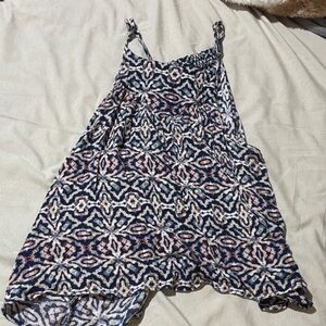 Aeropostale Navy and Pink Patterned Top